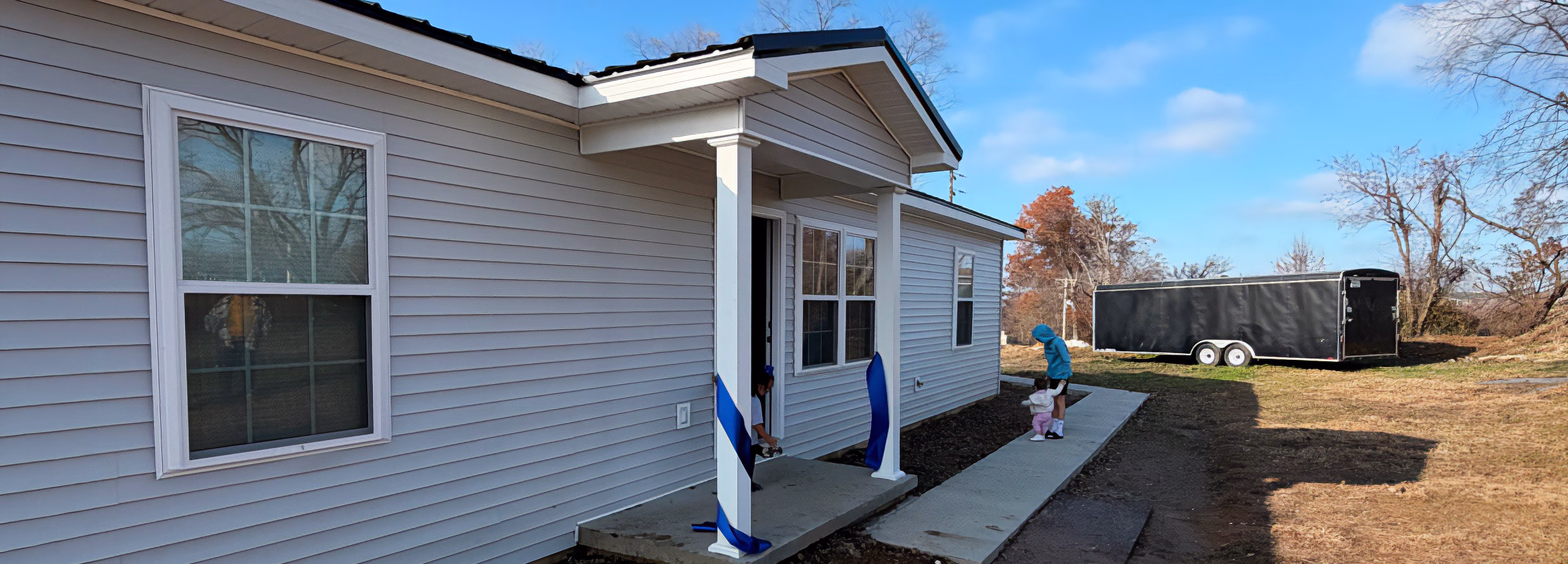 New home for a Spencer County, Indiana Habitat recipient.